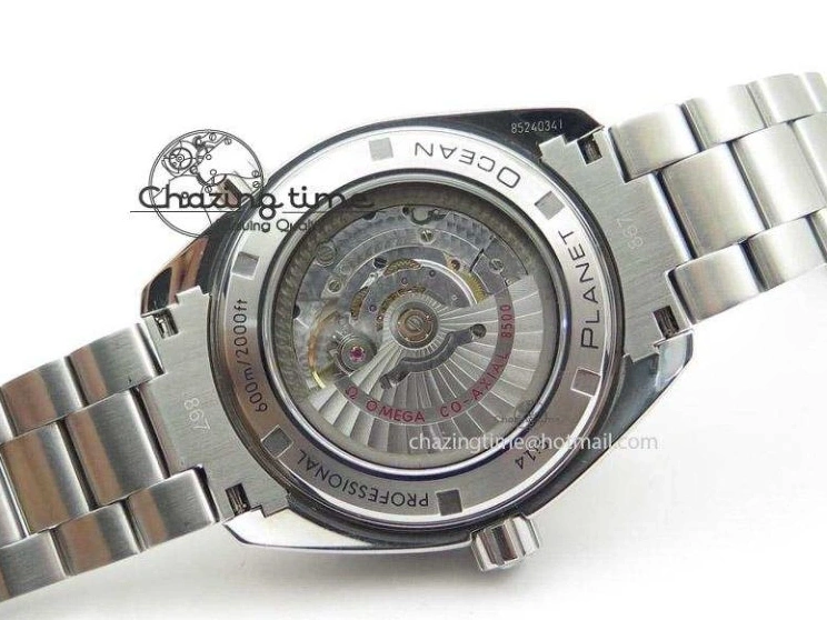 1221 Planet Ocean Professional Ceramic Bezel 45mm 1:1 Noob Best Edition on SS Bracelet A Attractive 8289